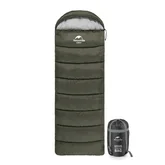 Спальник с капюшоном Naturehike U150 NH20MSD07, (11°C), левый, зеленый — Photo 5