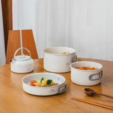 Чайник з керамічним антипригарним покриттям Naturehike CNK2450CF013 0,8 л, алюміній, білий — Photo 12
