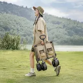 Візок туристичний складаний Naturehike Light CNK2350JJ012, 100+50 л, коричневий — Photo 11
