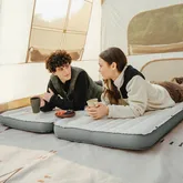 Матрац туристичний надувний одномісний Naturehike CNK2450WS034, 198х68х9.5 см, білий, для кемпінгу із мішком для надування — Photo 17