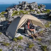 Намет надлегкий двомісний Naturehike Jiling Pro CNK2650WS013, 20D, пісочний — Photo 9