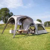Намет чотиримісний автоматичний з тамбуром Naturehike Ango CNK2650WS019, коричневий — Photo 17