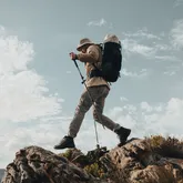 Трекинговая палка алюминиевая Naturehike Qingxue Pro NH17D017-D, 61–135 см, серебристо-серая — Photo 10