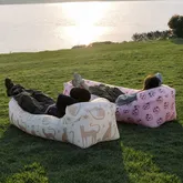Матрас, ламзак надувной Naturehike NH20FCD06, 180х70х52 см, с принтом, имеет чехол-рюкзак — Photo 5