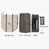 Тент для кемпінгу Naturehike Hexagon Inflatable NH20TM002 380*329*220 (пошкодження/спускає повітря) — Photo 11