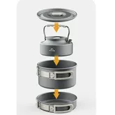 Чайник Naturehike CNK2450CF010 0.8 л, алюміній — Photo 11