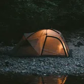 Намет двомісний з великим тамбуром та навісом Naturehike Shandi CNK2300ZP017, сірий — Photo 13