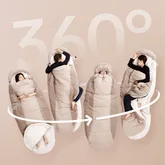 Спальний мішок овальний Naturehike PS200 CNK2350WS026, сірий — Photo 15