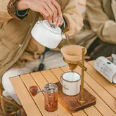 Чайник з керамічним антипригарним покриттям Naturehike CNK2450CF013 0,8 л, алюміній, білий — Photo 11