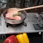 Сковорідка титанова з розкладною ручкою Naturehike NH18T010-A, 17 см — Photo 25