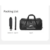 Водонепроникна дорожня сумка Naturehike CNK2450XB015, 60 л, чорна — Photo 4