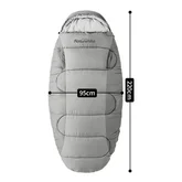 Спальный мешок овальный Naturehike PS300 CNK2350WS026, серый — Photo 9