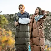 Спальник з капюшоном Naturehike U350 NH20MSD07, (1°c), правий, коричневий — Photo 20