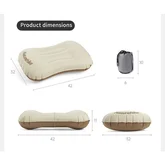 Подушка надувна ультралегка Naturehike NH17T013-Z, 42х32 см, бежева — Photo 13