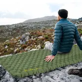 Матрац туристичний надувний одномісний Naturehike CNK2450WS014, надлегкий, 196х64х8 см, зелений із мішком для надування — Photo 17