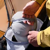 Спальник з натуральним пухом Naturehike CW400 NH18C400-D, p-р L, жовто-сірий (6927595794562) — Photo 22
