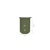 Матрац туристичний надувний одномісний Naturehike CNK2550WS019, 200х60х6.5 см, зелений, для кемпінгу із мішком для надування — Photo 23