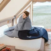 Спальник з капюшоном Naturehike Sunny Day PL02 U250 CNK2550WS028, (8,5°C), лівий, блакитно-синій — Photo 17