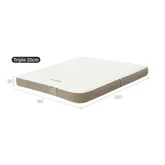 Самонадувний матрац, трьохмісний, із вбудованою помпою Naturehike CNK2450WS040, 250 мм, сірий — Photo 14