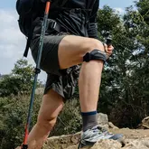 Бандаж на коліно трикотажний Naturehike Qingjia CNK2650DS014, універсальний розмір, чорний — Photo 15