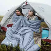 Спальник надлегкий Naturehike Summer LW180 NH21MSD09 правий, (15°C), p-p XL, коричневий — Photo 5