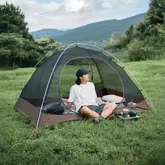 Намет тримісний Naturehike Greek Style CNK2300ZP024 світло-кавовий — Photo 18