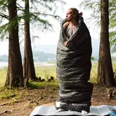 Спальний мішок з капюшоном Naturehike M320 CNK2350WS023, зелений камуфляж, правий — Photo 17
