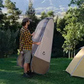 Намет-душ Naturehike Utility Tent 210T polyester NH17Z002-P, коричневий — Photo 18