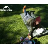 Матрац з подушкою ортопедичний одномісний Naturehike CNK2450WS020, самонадувний, 200х63х10 см, темно-зелений — Photo 13