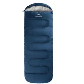 Спальник з капюшоном та закругленим дном Naturehike Y150 NH21MSD08 лівий, темно-блакитний — Photo 5