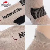Шкарпетки низькі Naturehike NH21FS014, 2 пари (бежеві, чорні), розмір L — Photo 4