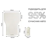 Матрац автомобільний кемпінговий двомісний Naturehike CNK2450WS010, 197х134х6,5 см світлий із вбудованою помпою для надування — Photo 22