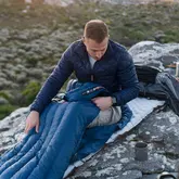 Спальний мішок з натуральним пухом Naturehike CWM295 CNK2300SD013, блакитний — Photo 11
