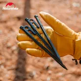 Кілок сталевий Naturehike CNH22ZP018, 30 см, чорний — Photo 6