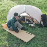 Килимок самонадувний з подушкою Naturehike NH15Q002-D, 25мм, бежевий — Photo 12