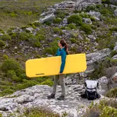 Матрас туристический надувной одноместный Naturehike CNK2550WS033, 183x53x3.5 см, желтый, прямоугольный — Photo 10
