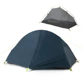 Намет надлегкий одномісний з футпринтом Naturehike Cycling 1 NH18A095-D, 210T, темний синій — Photo 4