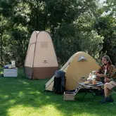 Намет-душ Naturehike Utility Tent 210T polyester NH17Z002-P, коричневий — Photo 19