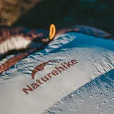 Спальник з натуральним пухом Naturehike Snowbird CNK2550WS014 SP550, p-р L, коричневий 992 г — Photo 11