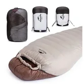 Спальник з натуральним пухом Naturehike Snowbird NH20YD001, p-р M, коричневий 350 г — Photo 13