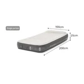 Самонадувний матрац, одномісний, із вбудованою помпою Naturehike CNK2450WS040, 250 мм, сірий — Photo 7