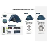 Намет двомісний Naturehike Tagar NH17T180-J, темний зелений — Photo 17