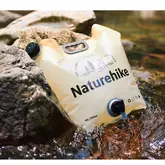 Складаний контейнер для води з поліетилену Naturehike CNK2450CF027, 10 л, жовтий — Photo 11