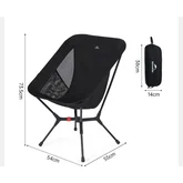 Стілець складаний ультралегкий Naturehike CNK2550JJ013 Yamami YL01, розмір М, алюміній, оливковий — Photo 24