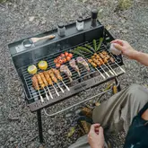 Гриль туристичний вертикальний Naturehike Moyan CNK2300015, Upgrade 3.0, чорний — Photo 11