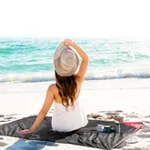Килимок для пікніка водостійкий надлегкий Naturehike Moisture Picnic Mat NH17D050-B, 145x100 см, чорний — Photo 13
