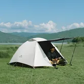 Намет тримісний Naturehike Greek Style CNK2300ZP024 світло-кавовий — Photo 14