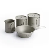Титанова миска Naturehike NH20CJ004, 300 мл, титан — Photo 6