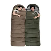 Спальник з капюшоном Naturehike U350 NH20MSD07, (1°c), правий, зелений — Photo 19