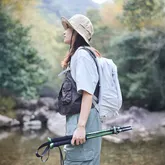 Трекінгова палиця 3-сек. Naturehike CNK2550DS010, 55-120 см, алюміній, зелена — Photo 21